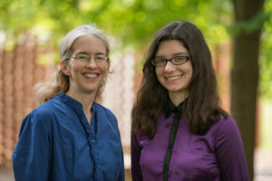 Dr. Cathy Sarisky and Michelle Pasier